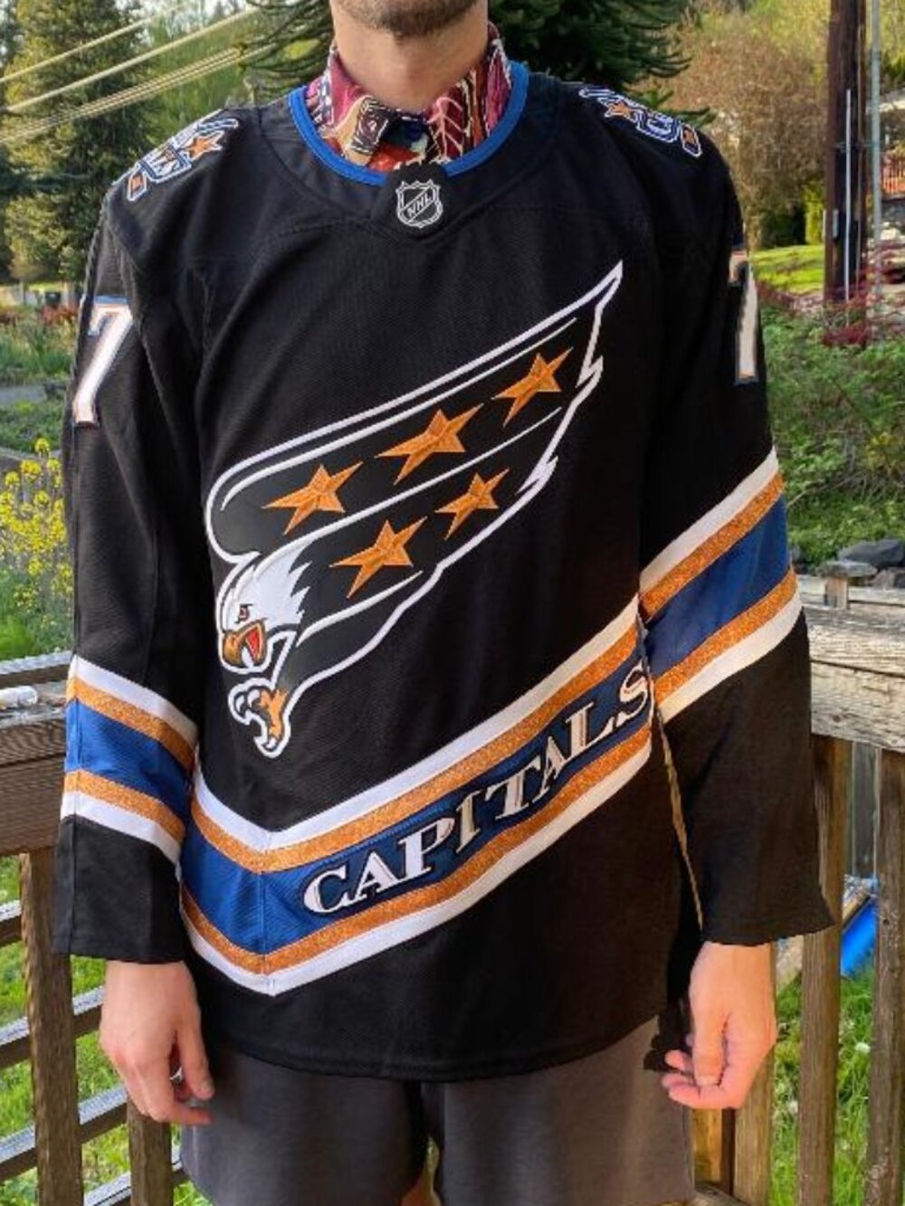 T.J. Oshie Washington Capitals Screaming Eagle NHL Hockey Jersey
